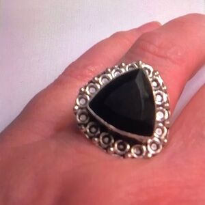 Black Onyx 925 Sterling Silver Ring